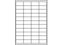Planche A4 étiquettes 50 x 25 mm