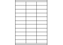 Planche A4 étiquettes 70 x 25 mm