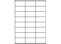 Planche A4 étiquettes 70 x 36 mm