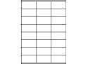 Planche A4 étiquettes 70 x 36 mm
