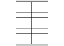 Planche A4 étiquettes 105 x 35 mm