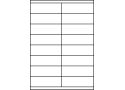 Planche A4 étiquettes 105 x 35 mm