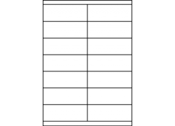 Planche A4 étiquettes 105 x 39 mm