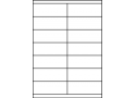 Planche A4 étiquettes 105 x 39 mm