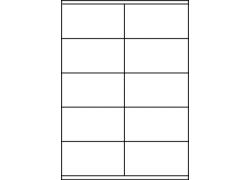 Planche A4 étiquettes 105 x 57 mm