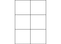 Planche A4 étiquettes 105 x 99 mm