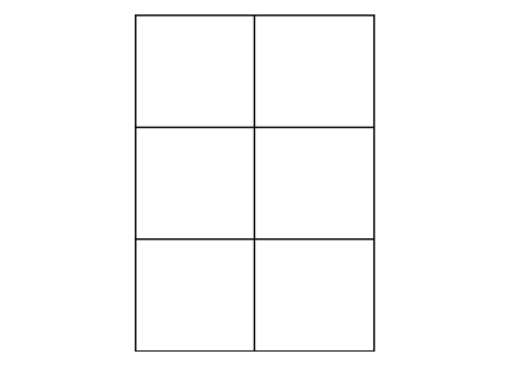 Planche A4 étiquette 105 x 99 mm