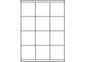 Planche A4 étiquettes 70 x 70 mm
