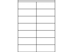 Planche A4 étiquettes 105 x 41 mm