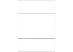 Planche A4 étiquettes 210 x 74,2 mm