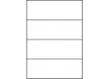 Planche A4 étiquettes 210 x 74,2 mm