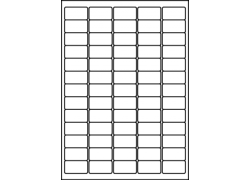 Planche A4 étiquettes 38,1 x 21,2 mm
