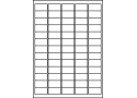 Planche A4 étiquettes 38,1 x 21,2 mm