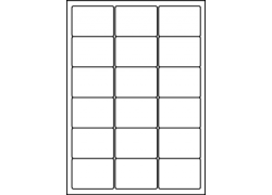 Planche A4 étiquettes 63,5 x 46,6 mm