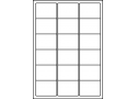 Planche A4 étiquettes 63,5 x 46,6 mm