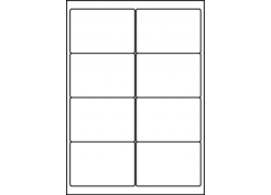 Planche A4 étiquettes 99 x 67,7 mm
