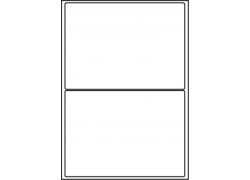 Planche A4 étiquettes 199,6 x 143,5 mm
