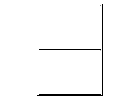 Planche A4 étiquette 199.6 x 143.5 mm