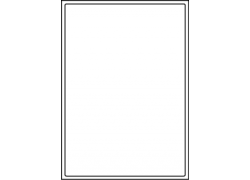 Planche A4 étiquettes 199,6 x 289,1 mm