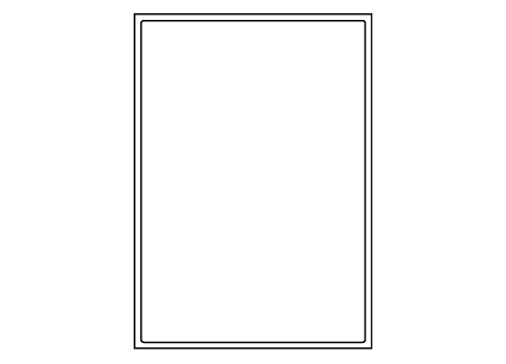 Planche A4 étiquette 199.6 x 289.1 mm