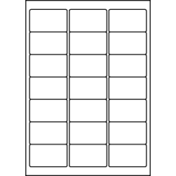 Planche A4 étiquettes  63,5 x 38,1 mm-Digigraph
