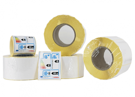 Etiquettes Ultra-adhesive jet d'encre et laser Polypro brillant et mat