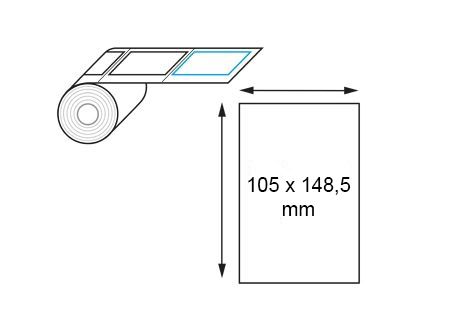 Étiquette thermique direct en rouleau