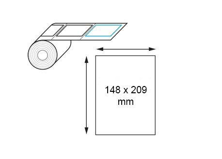 Étiquette logistique 148 x 209 mm thermique direct en rouleau