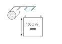 Étiquette logistique  100 x 99 mm