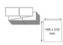 Étiquette logistique 148 x 210 mm en  paravent