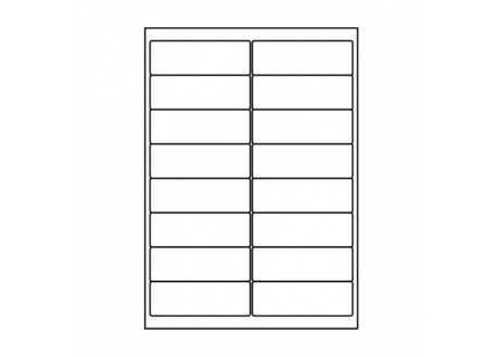 Planche A4 étiquettes 99 x 33,9 mm