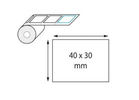 Étiquette thermique direct en rouleau