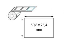 Étiquette logistique 50,8 x 25,4 mm