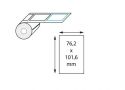 Étiquette logistique 76,2 x 101,6 mm