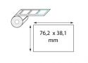 Étiquette logistique 76,2 x 38,1 mm