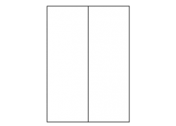 Planche A4 étiquettes 105 x 297 mm