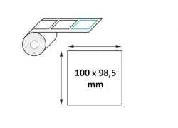 Étiquette logistique  100 x 98,5 mm