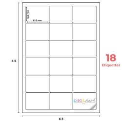 Planche A4 étiquettes 63,5 x 46,6 mm-Digigraph