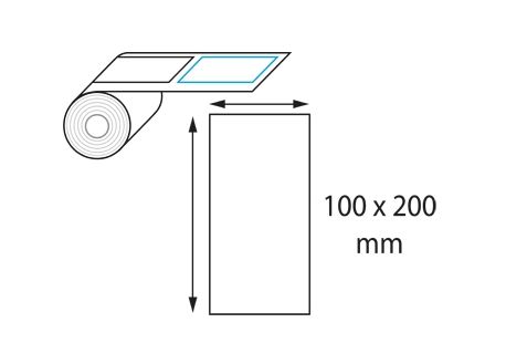 vhbw 100x Feuilles A4 d'autocollants avec 2 étiquettes par page pour  imprimer avec imprimante à jet d'encre ou laser - 199,6x 143,5 mm