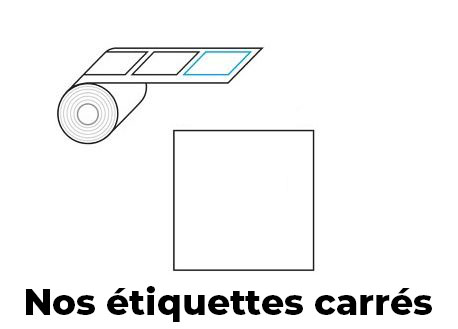 Etiquette carre