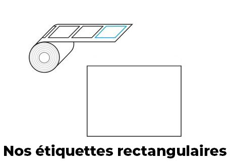 Etiquette rectangle