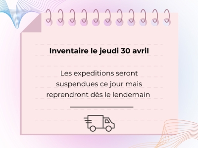 Inventaire du 30 avril 2026